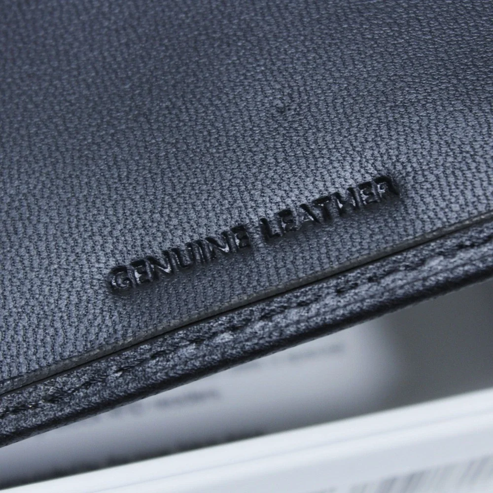 Calvin Klein Leather Wallet with RFID Protection - New in Box - Men's Black